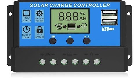 EEEKit 30A Solar Charge Controller, Dual USB Port Solar Panel Battery Intelligent Regulator-Overview
