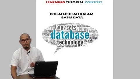 ISTILAH ISTILAH DALAM DATABASE