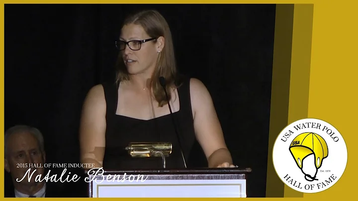 Natalie Benson: 2015 HOF Induction Speech