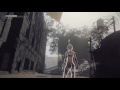 NieR:Automata A2's look before and after Berserk mode