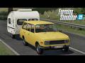FS22 - Wartburg Tourist with CAMPING TRAILER - NEW CAR MOD for Farming Simulator 2022 Roleplay