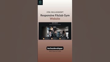 Responsive Fitclub Gym Website HTML CSS &JAVASCRIPT#coding#webcoding#htmlcss#webdeveloper#smartphone