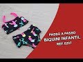 COMO FAZER UM BIQUÍNI INFANTIL | VÍDEO AULA PASSO A PASSO