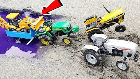 Diy Tractor Stuck In Mud Mini Science Project ||Part 1 @Anshdeep Experiment @Vivek Experiment💥