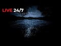 Strong Ocean Rainstorm And Distant Thunder Sounds For Sleeping Dimmed Screen Thunderstorm 
