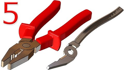 5- Project 19| Pliers 1 |SolidWorks Tutorial : left part
