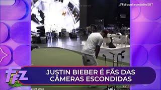 Justin Bieber viraliza ao aparecer assistindo Câmeras Escondidas | Fofocalizando 31/10/25