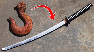 Forging a Katana from a Rusty Hook