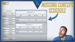 How to Create a Massing Concept Model Schedule | Revit