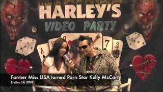 Former Miss USA turned porn vixen Kelly McCarty at the 2009 Erotica LA