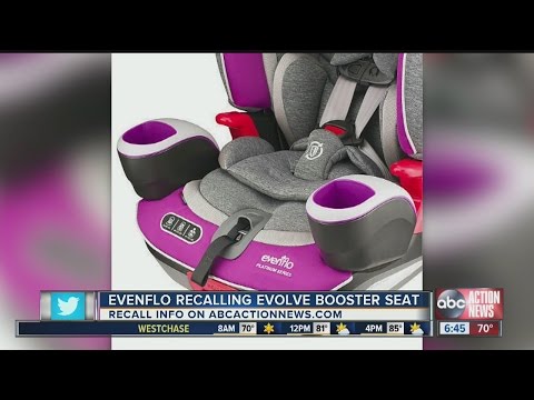 Booster Car Evenflo Platinum Series Purple Evenflo Recalling Evolve Booster  Seat