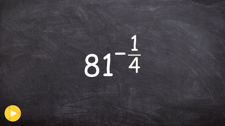 Learn how to evaluate a number raised to a negative rational power