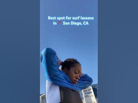 surf lessons 🏄🏾‍♀️ stay wavy baby 🌊 #thingstodoinsandiego - YouTube