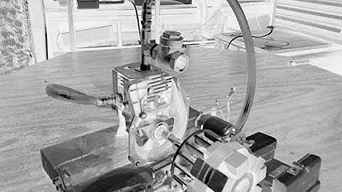 2 Stroke motor runs on compressed air?(AIR ENGINE)