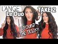 L'ANGE LE DUO TAKE 2 - I FOUND THE TRICK- HOW TO USE ON LONG HAIR