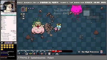 Afterbirth - New 7 Character Chest PB: 1:32:08 (08/02/2016 WR)