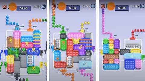Sky Rush Traffic Puzzle - Level 144 - Level 145 - Level 146