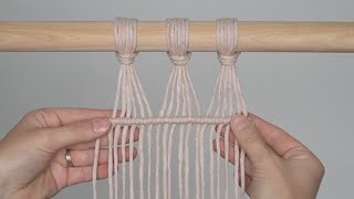 DIY Macrame Tutorial: How to Start Your Work - Lark’s Head Knot with Multiple Cords!