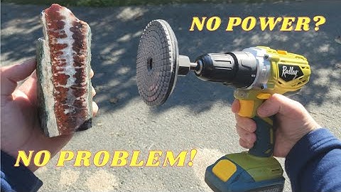 Polishing a Rare Piece of Cherry Flame Seam Agate From Nova Scotia