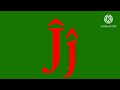 Esperanto Artistic Alphabet (No Transition)