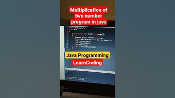 13 December 2021   Multiplication of two number in java |#java |#programming |#coding |#shorts