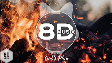Drake - God's Plan (8D AUDIO)🎧 | Bass Boosted | 8D MUSIX