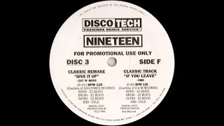 If You Leave (Discotech) - OMD