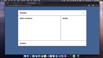 CTEC 122: 2 Column Fixed Width Layout