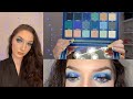 Easy BLUE HALO EYESHADOW LOOK | in-depth tutorial