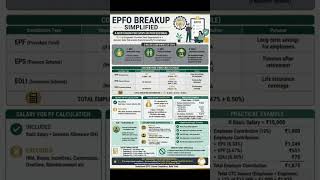 PF Salary Deduction Explained 💰 | EPFO Rules Every Employee Must Know #epfo #viralvideo #trending