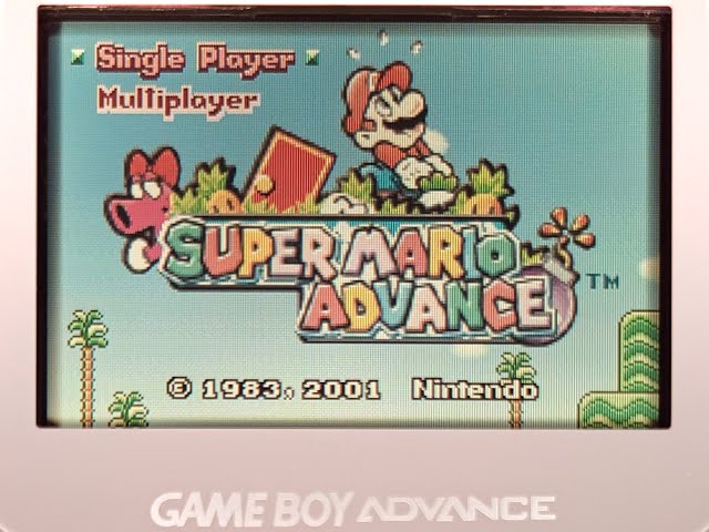 スーパーマリオアドバンス GBA】Super Mario Advance | スーパーマリオアドバンス ~Intro/Title