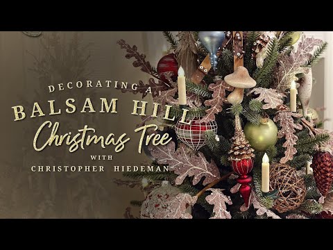 Balsam Hill Christmas Tree Decorating - Balsam Hill Ornaments - Small Christmas Tree Decorating Idea