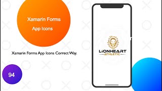 Xamarin Forms App Icon Correct way