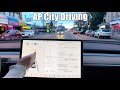 Basic AutoPilot Experience in the City Tesla Model Y - No FSD!