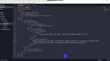 Trình bầy bố cục danh sách tin sử dụng HTML CSS
