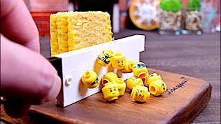 Lego Salad - Lego In Real Life / Stop Motion Cooking & ASMR