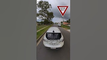 Give Way Sign ahead meaning