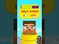 Long neck run With Steve😱 #minecraft #stevecomeback #animation #shortsfeed #trending #viralshorts