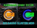 How to Change the Color of Your Kawasaki ZX6R ZX10 Gauge