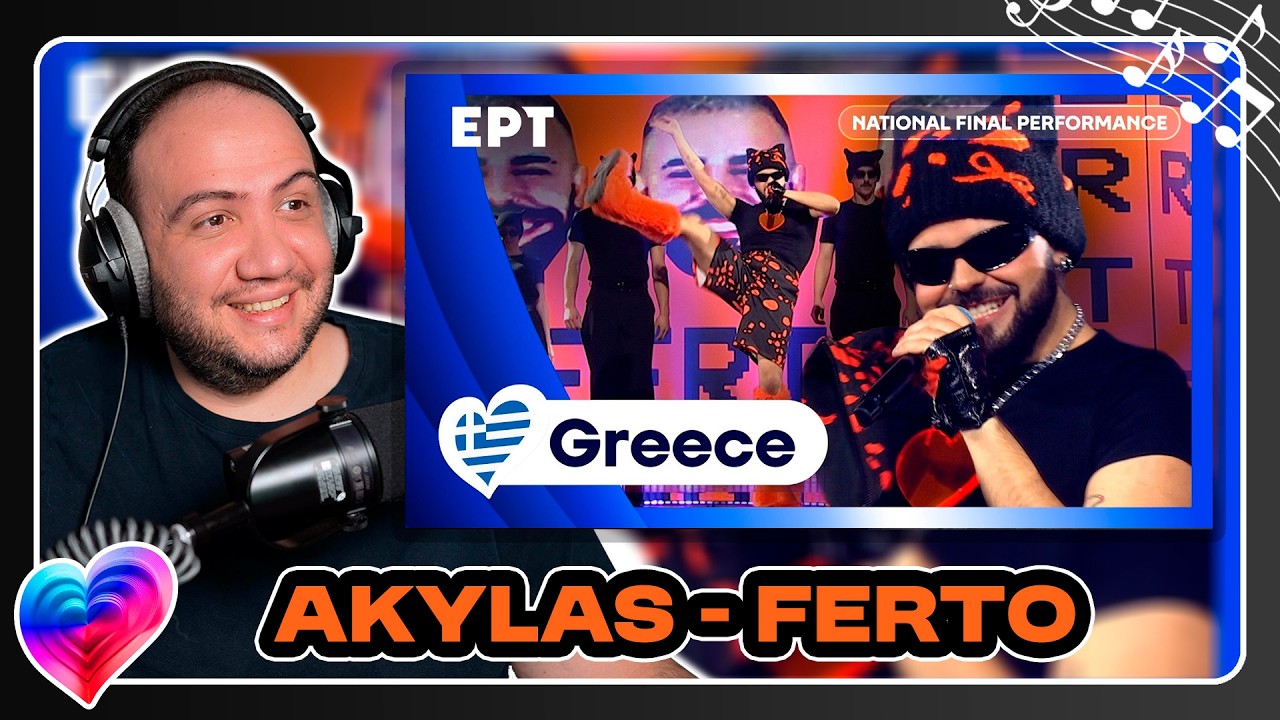 Akylas - Ferto | Greece 🇬🇷 | National Final Performance | #Eurovision2026 | TEACHER PAUL REACTS