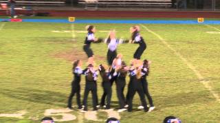 DSHS Varsity Cheerleaders on 10/21/2011 (Millis-Hopedale)
