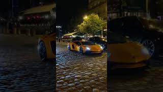 سيارة لامبرجيني نوع Aventador Svj لون أصفر رائعة جدا !! #shorts