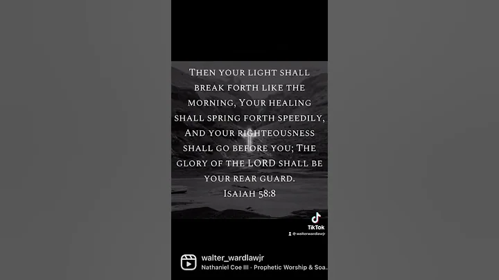 Isaiah 58:8 #healing #declaration #jesuschrist
