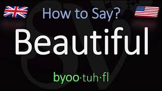 How to Pronounce Beautiful? (CORRECTLY) British Vs. American English Pronunciation