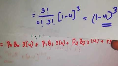 SNIT KTU S6 CADA MODULE 3  BEZIER CURVE NUMERICAL 1