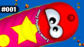 WormsZone.io #001 Best Crazy Snake Gameplay | Saamp wala game 2024 | Snake Game 2024 | Rắn Săn Mồi