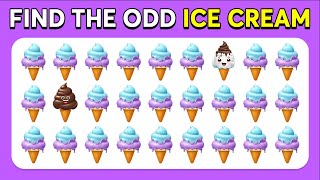 Find the ODD One Out | Sweets and Drinks Emoji Quiz  Easy, Medium, Hard | Quiz Galaxy