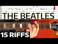The Beatles: 15 Great Riffs Guitar Lesson With Tabs