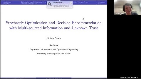 Stochastic Optimization and Decision Recommendation with Multi-sourced Information and Unknown Trust