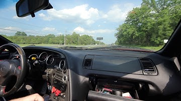 My 97 Supra testing the rolling Anti-lag on 26 lbs